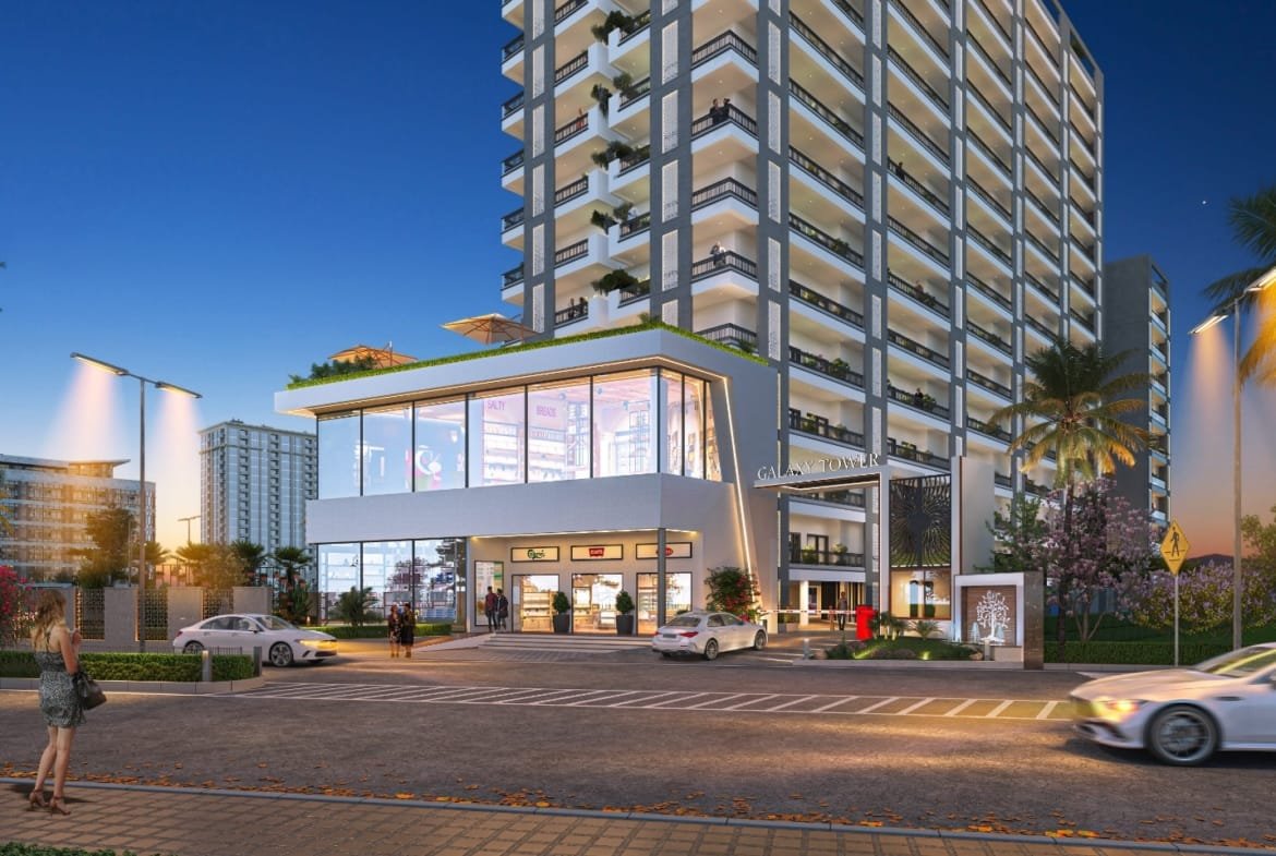 Galaxy Towers 3BHK Flats for Sale near Aerocity Mohali – High-rise residential project with modern Mivan construction