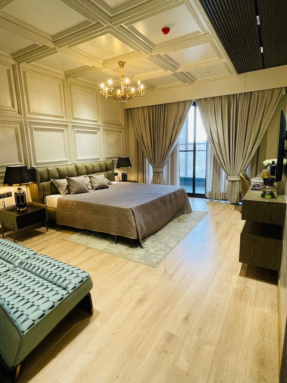 3+1BHK high-rise apartment Horizon Belmond Mohali Sector 88 — spacious living room interior | Garah Pravesh