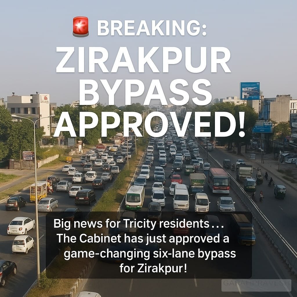 zirakpur bypass news update