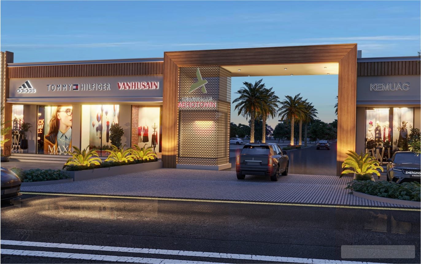 chandigarh aerotown shops