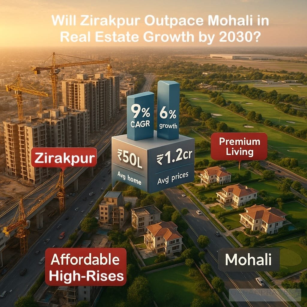 Zirakpur vs Mohali
