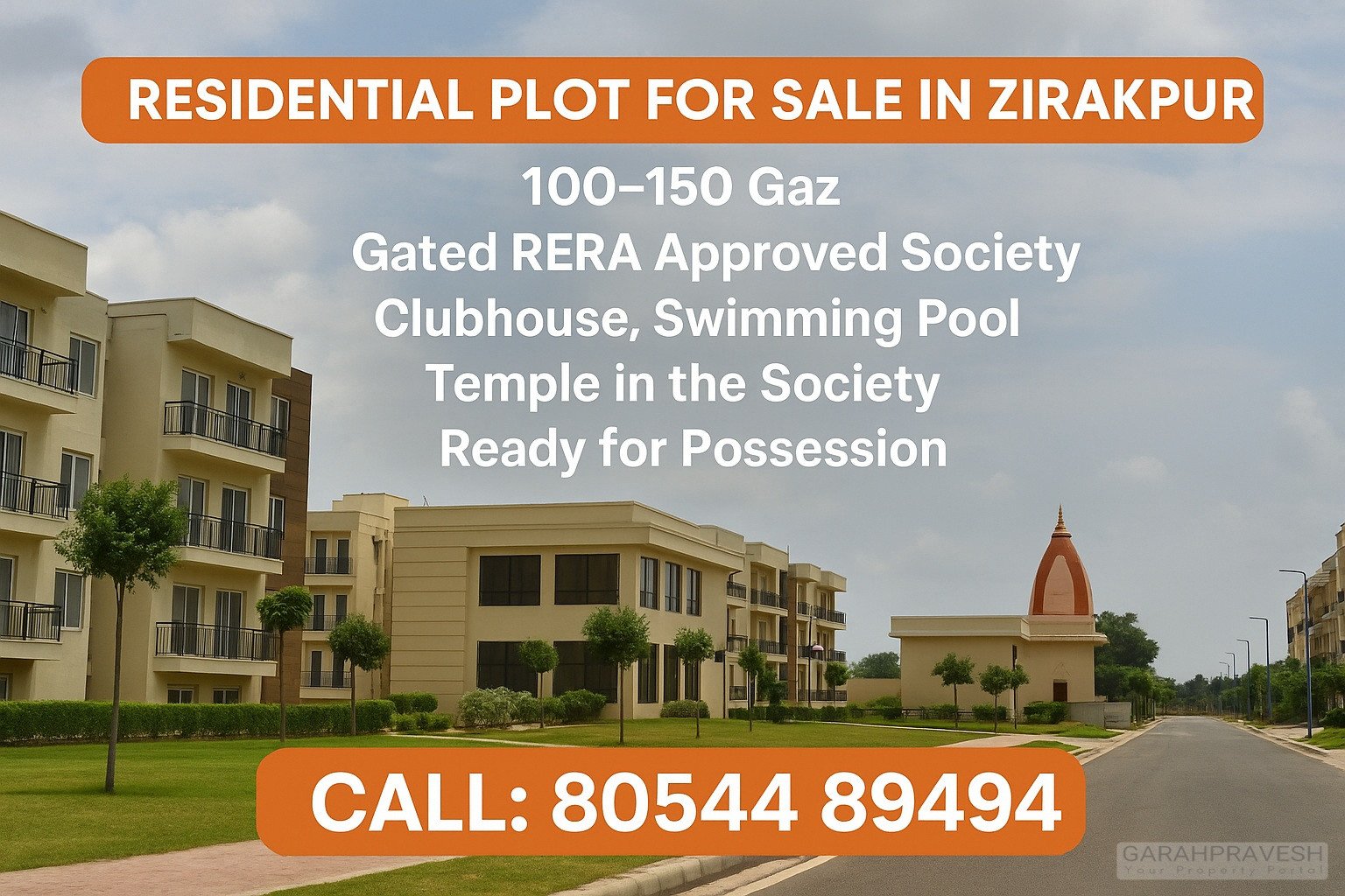 garah pravesh plot for sale in zirakpur
