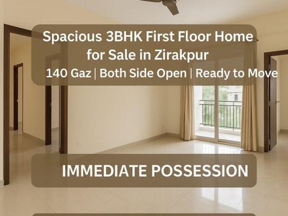 3bhk for sale in zirakpur