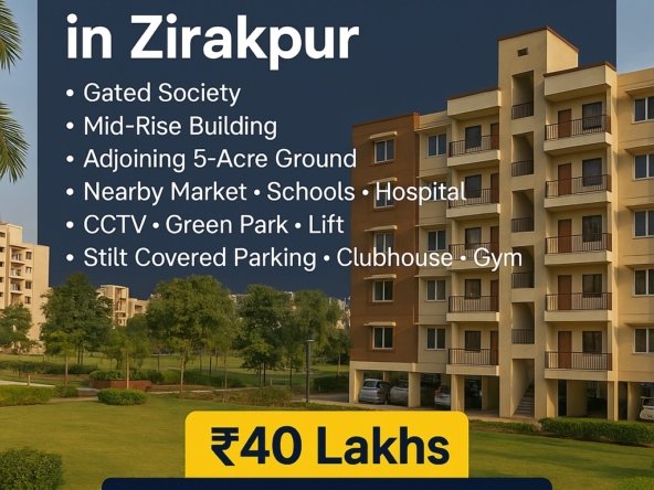 2bhk for sale in zirakpur garah pravesh