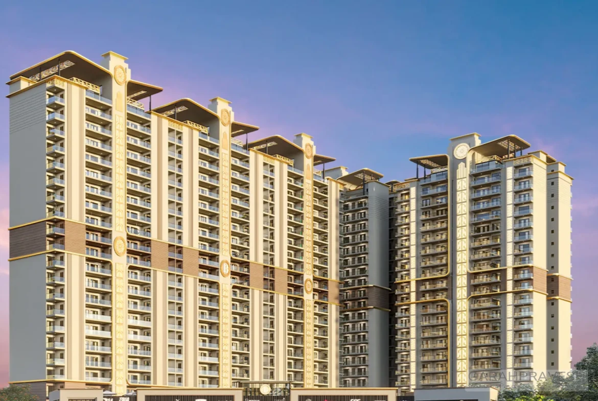 Luxury 4+1 BHK penthouse at Affinity Belgravia, Mohali - modern high-rise with glass facade and premium amenities