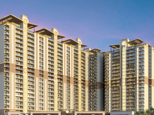 Luxury 4+1 BHK penthouse at Affinity Belgravia, Mohali - modern high-rise with glass facade and premium amenities