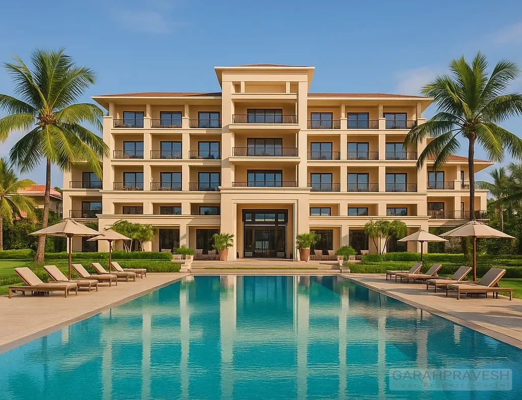 Ultra-luxury 5-star beachfront hotel for sale in Goa India