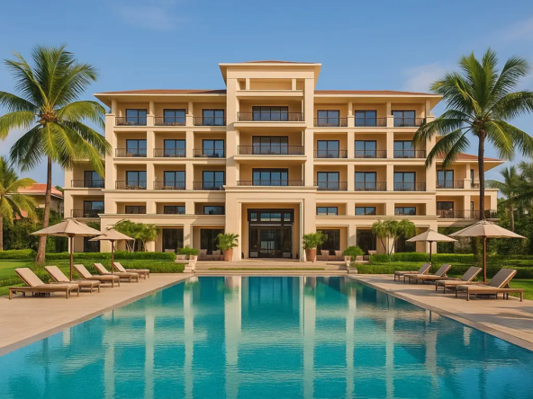 Ultra-luxury 5-star beachfront hotel for sale in Goa India