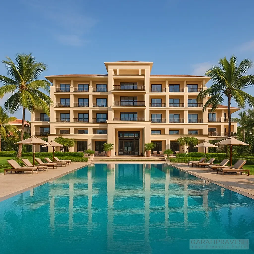 Ultra-luxury 5-star beachfront hotel for sale in Goa India