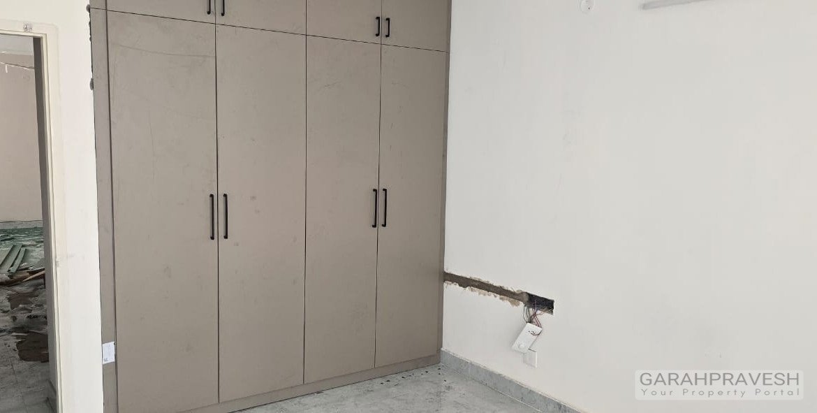Elegant master bedroom in 3BHK flat, Steel Strips Towers – Ready to move in