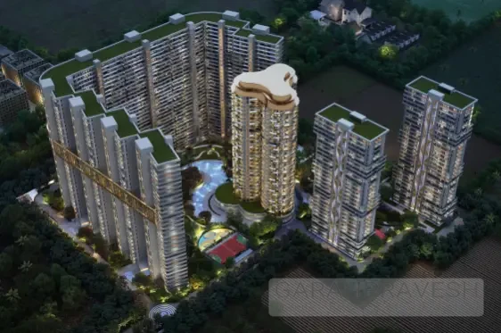 3BHK luxury flats for sale at KS ONE O 8 Zirakpur – tallest residential tower in Chandigarh region with 32 floors, 80% open greens, and world-class amenities on Chandigarh–Delhi National Highway.