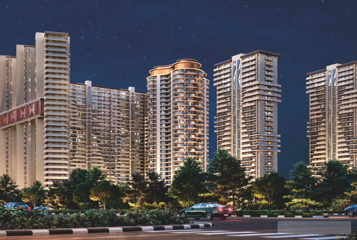 3BHK luxury flats for sale at KS ONE O 8 Zirakpur – tallest residential tower in Chandigarh region with 32 floors, 80% open greens, and world-class amenities on Chandigarh–Delhi National Highway.