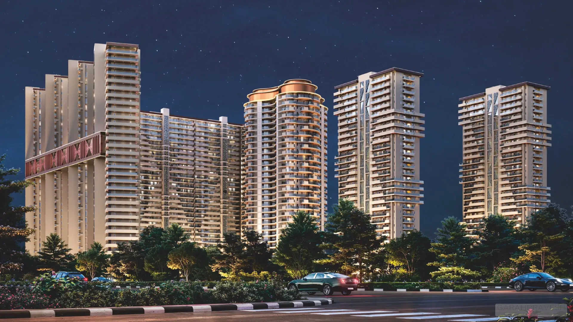 3BHK luxury flats for sale at KS ONE O 8 Zirakpur – tallest residential tower in Chandigarh region with 32 floors, 80% open greens, and world-class amenities on Chandigarh–Delhi National Highway.