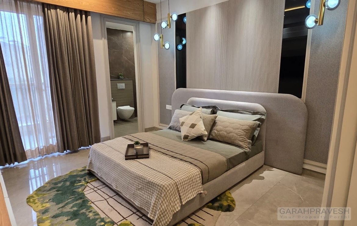Semi-Furnished Spacious 3+1BHK Apartment for Sale at The Zirk Zirakpur with Dual Entrance, Huge Balcony, Clubhouse, and Green Park