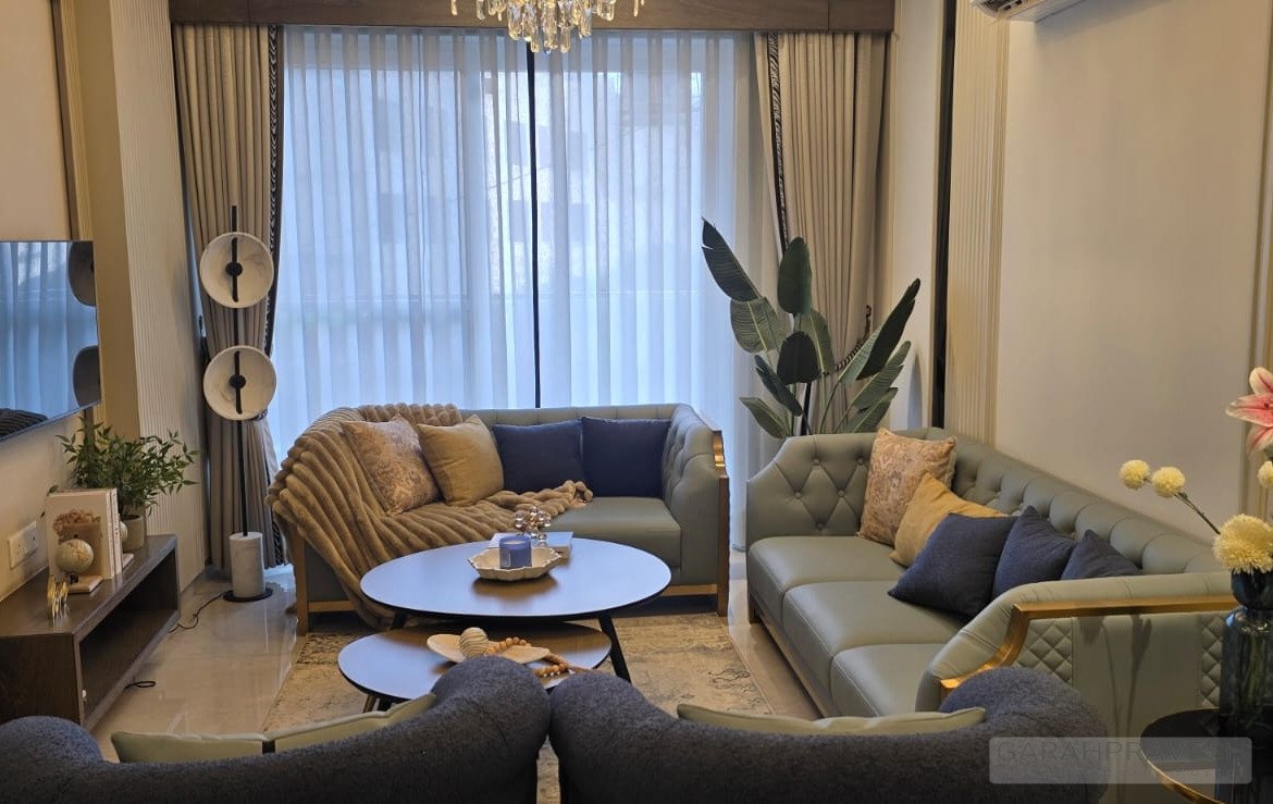Semi-Furnished Spacious 3+1BHK Apartment for Sale at The Zirk Zirakpur with Dual Entrance, Huge Balcony, Clubhouse, and Green Park
