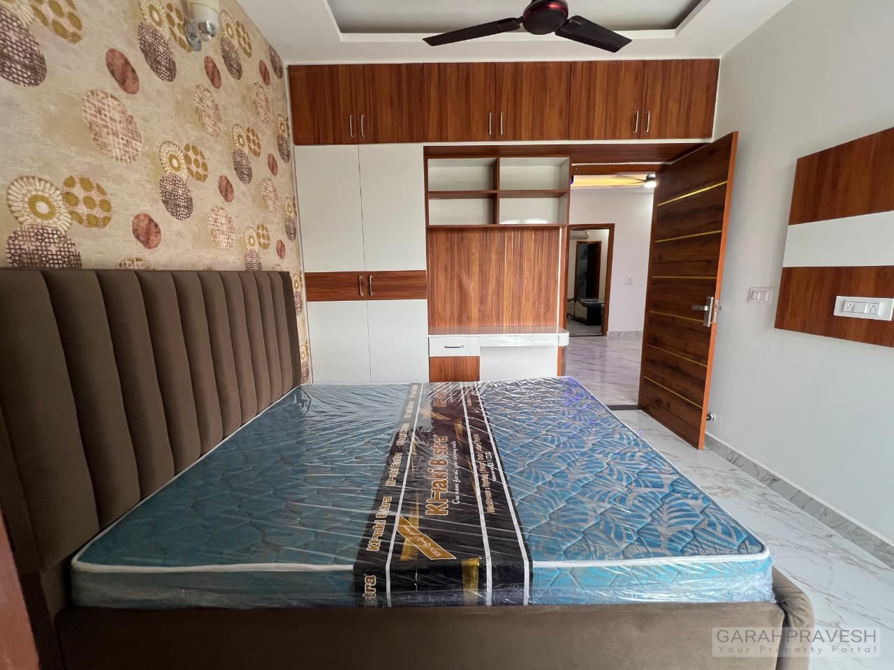 ready-to-move 3BHK low-rise flat in Zirakpur with covered stilt parking and lift facility under 55 lakhs