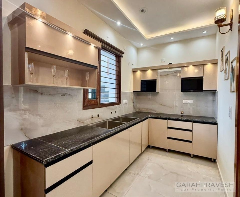 4BHK Independent Villa for Sale in Kharar – Semi-Furnished Ready to Move House with Modular Kitchen and Wardrobes