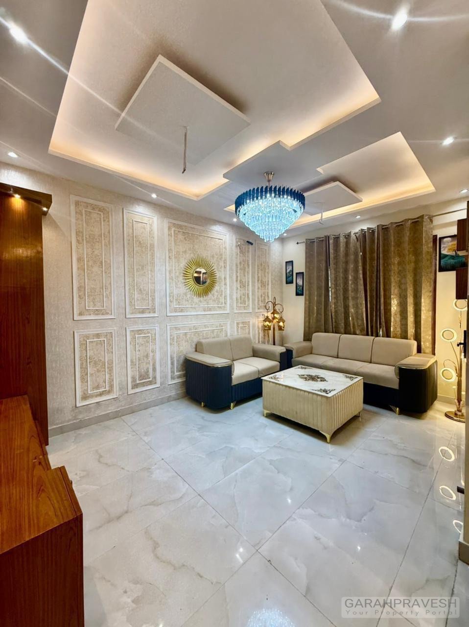4BHK Independent Villa for Sale in Kharar – Semi-Furnished Ready to Move House with Modular Kitchen and Wardrobes