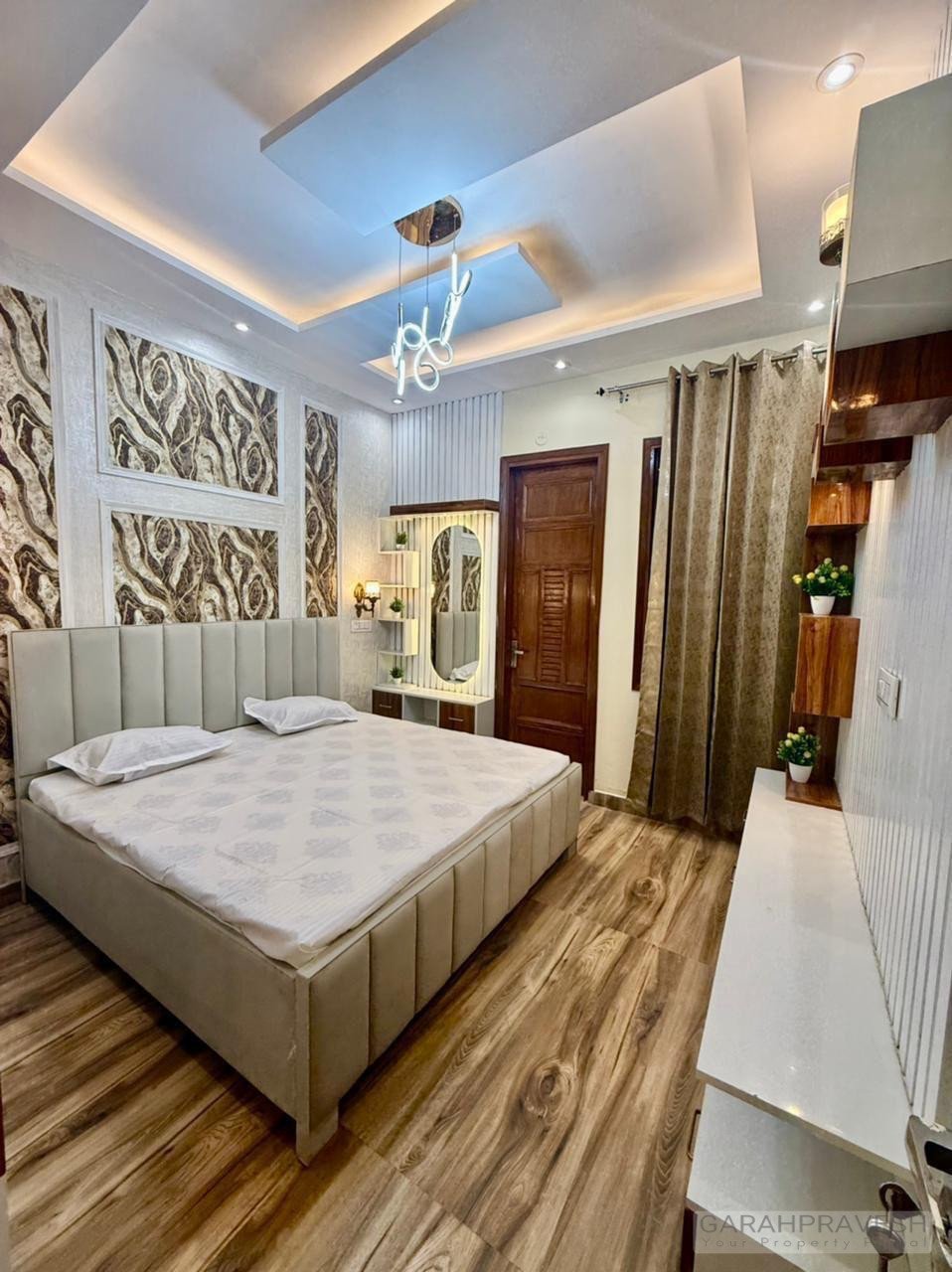 Semi-Furnished Ready to Move 4BHK Villa in Gated Society Kharar – Secure with CCTV and Underground Wiring