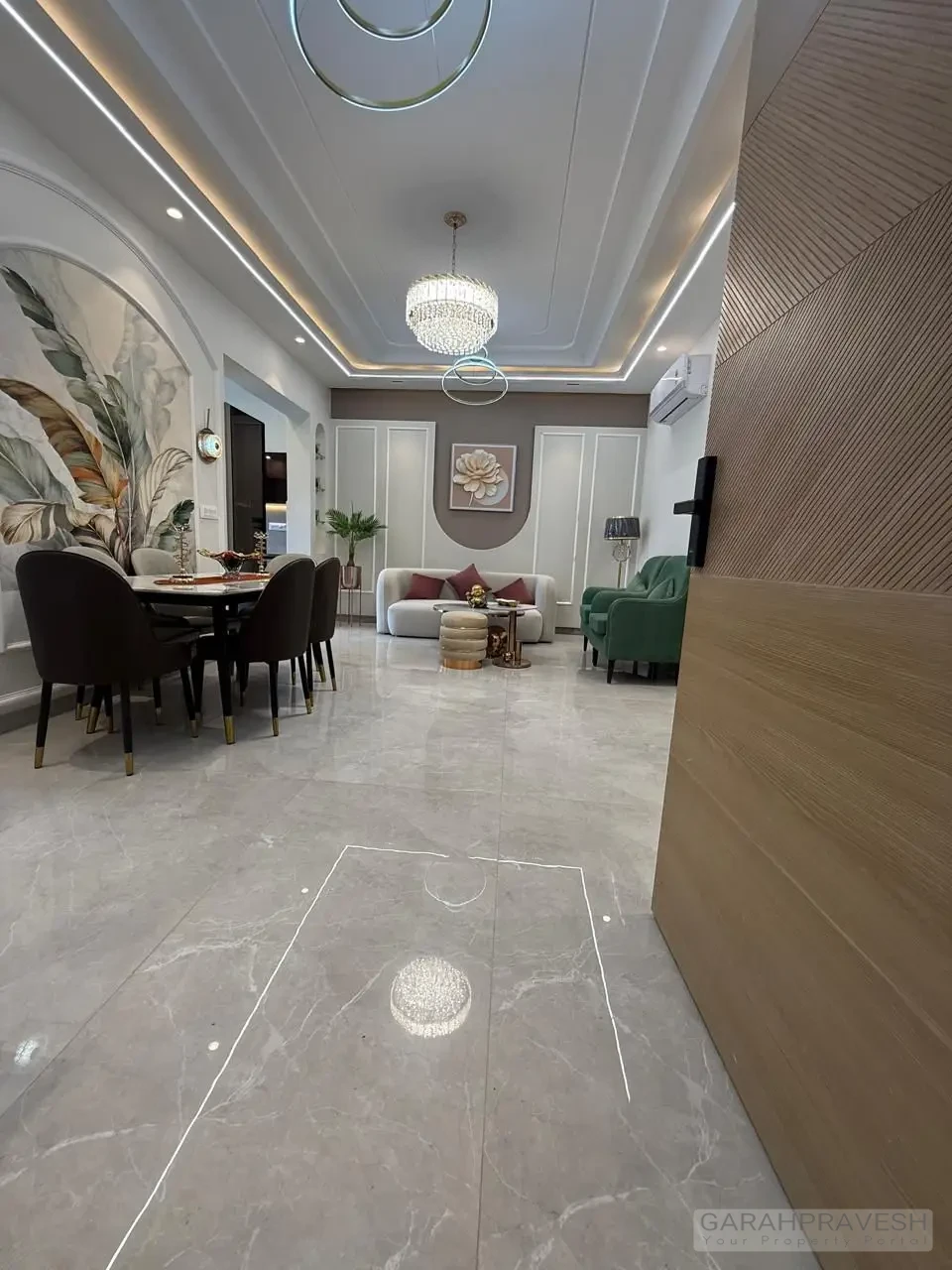 3BHK flats for sale in Green Paradise Zirakpur with lift, store, roof rights, gated community, clubhouse, parks, ready-to-move apartments – Best deals with Garah Pravesh 7087949434