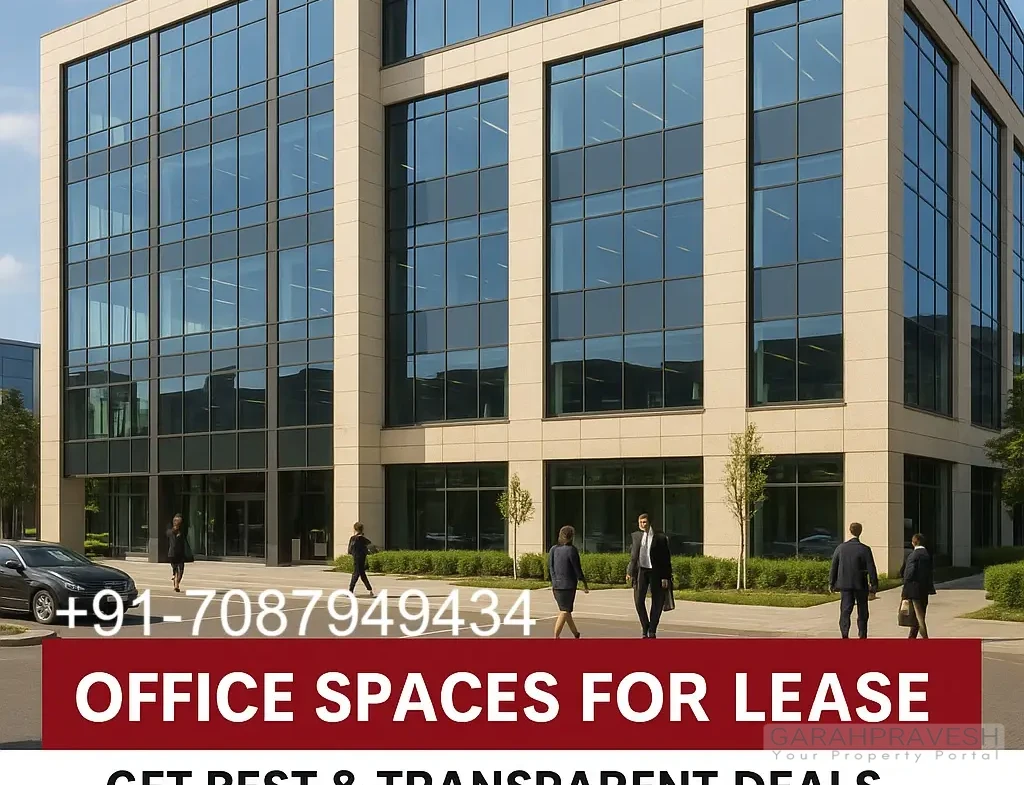 Premium office space for lease in Mohali & Zirakpur with prime location and modern facilities – Garah Pravesh deals.