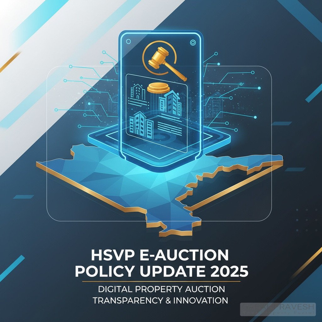 HSVP e-auction process and property types under the new 2025 policy