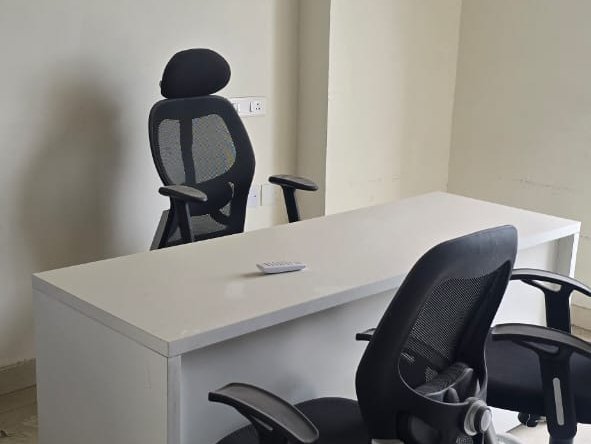 Furnished SOHO for sale in Maya Garden Magnesia Zirakpur – ready-to-move office space with balcony, prime location on PR7 Airport Road, RERA-approved