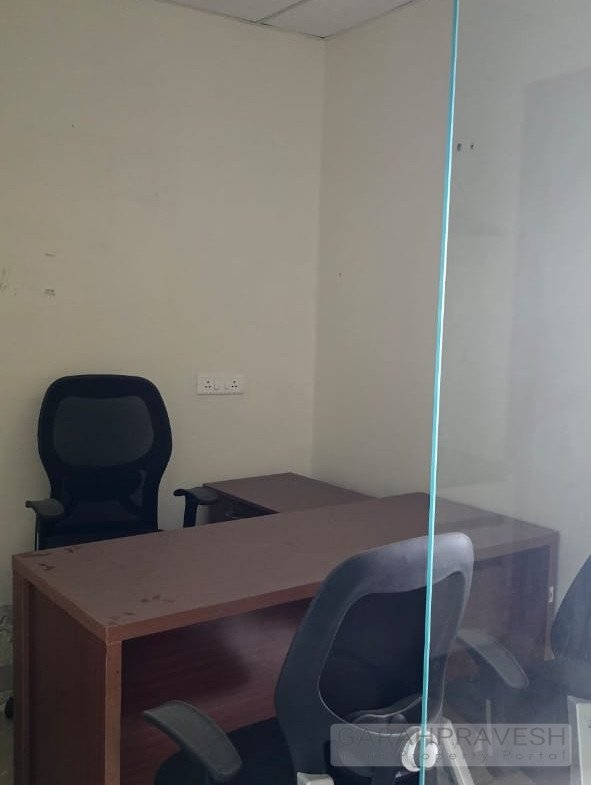 Furnished SOHO for sale in Maya Garden Magnesia Zirakpur – ready-to-move office space with balcony, prime location on PR7 Airport Road, RERA-approved