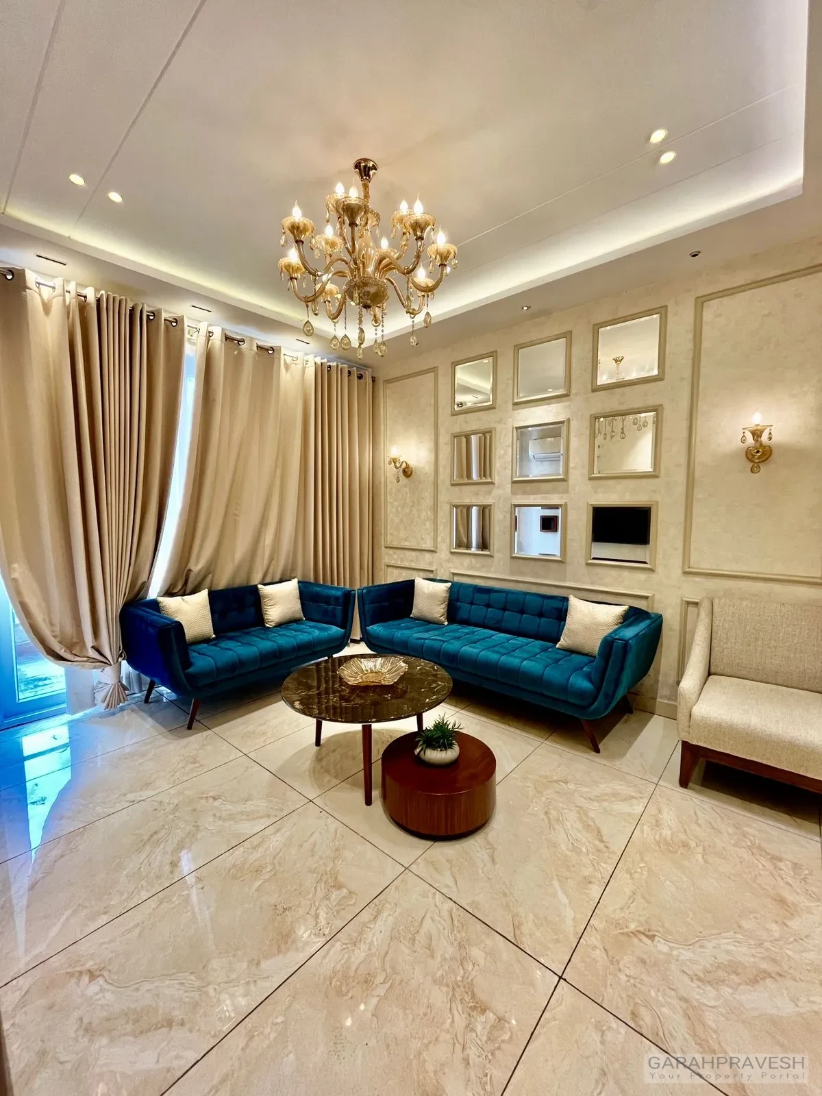 Ready-to-move 3BHK independent floor for sale at Emperor Parsvnath Greens Derabassi near Chandigarh, spacious 210 gaz semi-furnished home with modern amenities – Garah Pravesh 7087949434