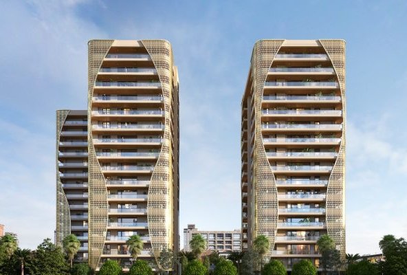 3BHK luxury apartments for sale in Atlantis Three Sixty, Airport Road Zirakpur near Chandigarh – spacious Mivan construction flats with premium amenities and modern living by Krishna Builders, available through Garah Pravesh 7087949434.
