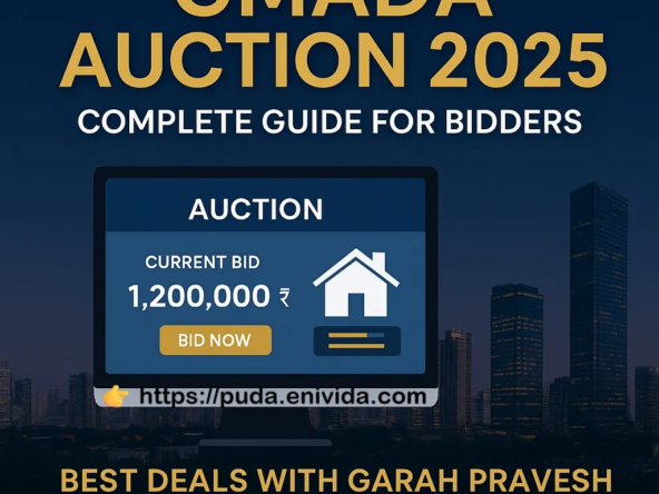 “GMADA Auction 2025 Guide – Step-by-step bidding process and rules with Garah Pravesh contact and official eNivida auction link https://puda.enivida.com”