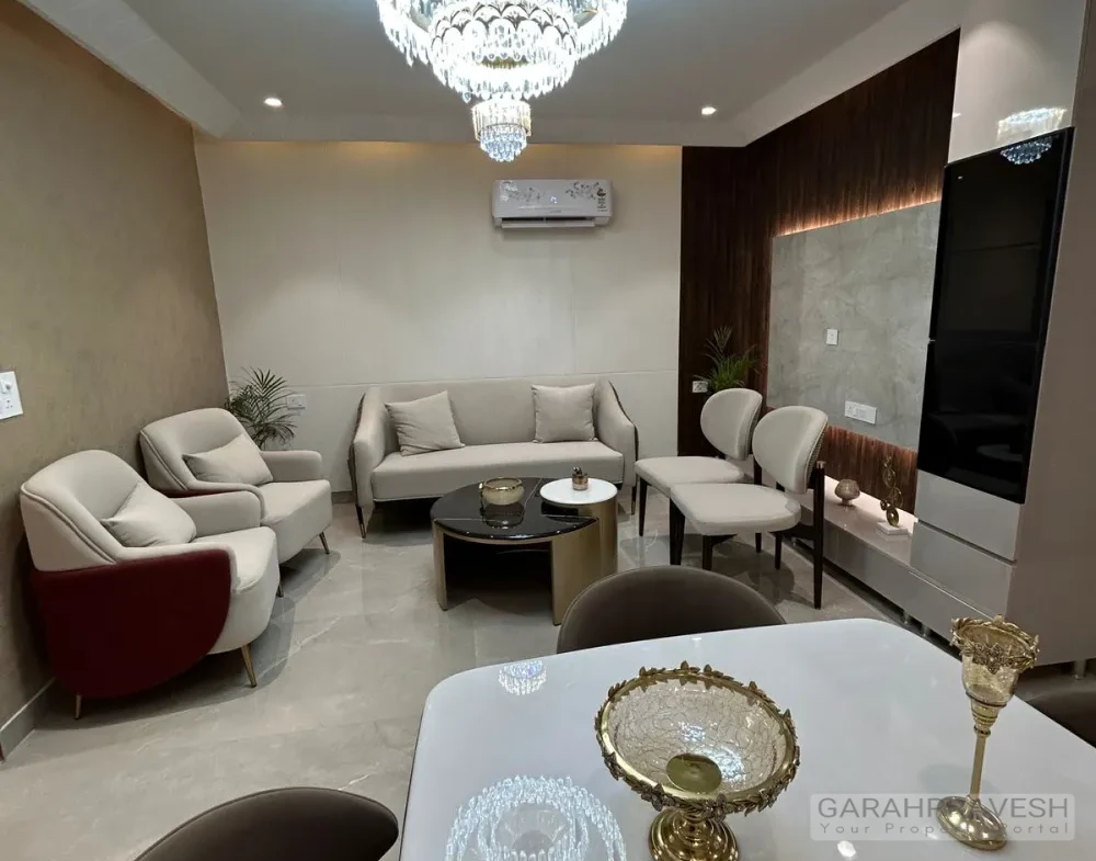 Premium 3BHK builder floors for sale in Serene View Zirakpur on Dayalpura Road with lift, stilt parking, modular kitchen, and modern amenities.