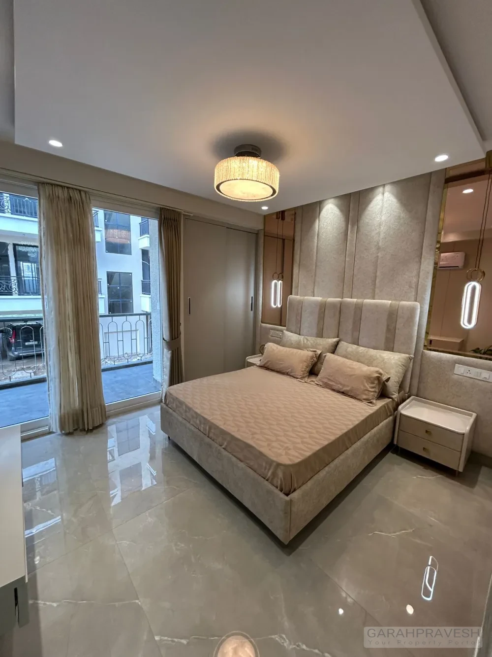 Premium 3BHK builder floors for sale in Serene View Zirakpur on Dayalpura Road with lift, stilt parking, modular kitchen, and modern amenities.