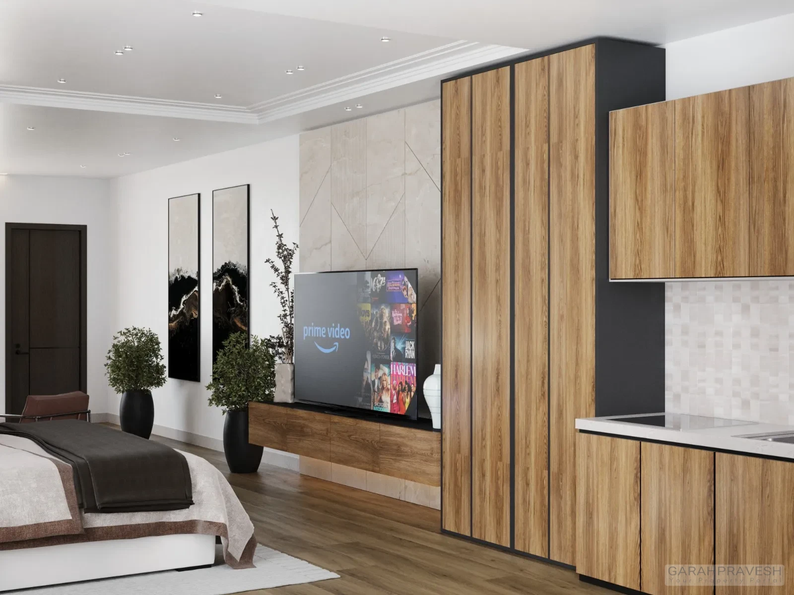 Fully furnished service apartment for sale in a 4-star hotel in Zirakpur with ₹30,000 assured rental income, freehold ownership, and passive investment opportunity near Chandigarh highway.