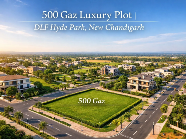 500 Gaz residential plot for sale in DLF Hyde Park New Chandigarh with wide roads and premium township planning