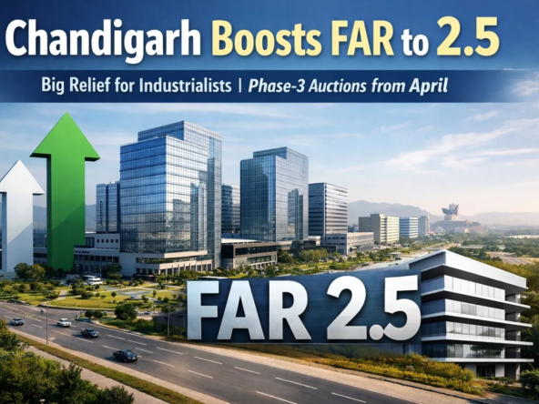 Chandigarh raises FAR to 2.5 for Industrial Area Phase 3, boosting investment and upcoming industrial plot auctions