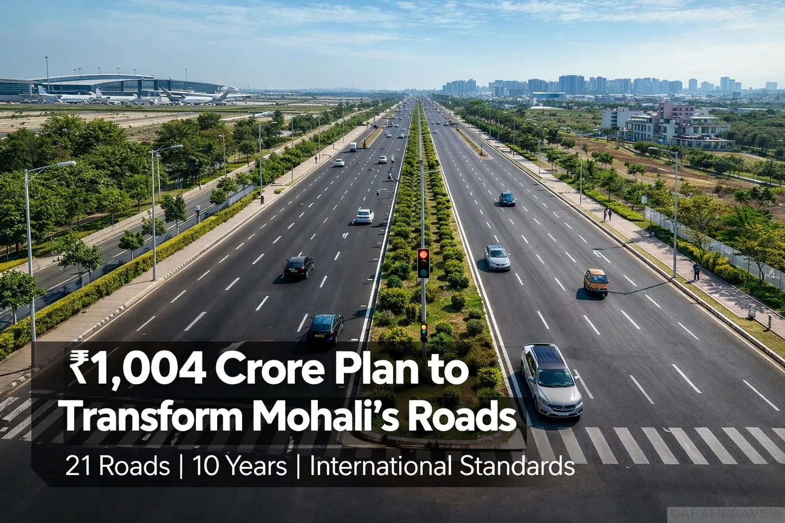 Mohali Next Generation Roads project upgrading 21 major roads under ₹1,004 crore GMADA infrastructure plan