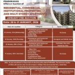 HSVP Mega e-Auction January 2026 featuring residential, commercial and institutional properties across Haryana