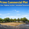 200 Gaz commercial pair plot for sale in Zirakpur near Chandigarh Ambala Highway, 15x60 + 15x60 both-side open plot with wide front road and 15 ft back road