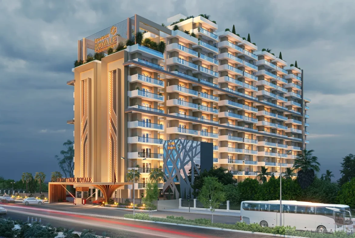 Ultra-luxury fully furnished 3 BHK flats for sale in Hermitage Royale Zirakpur with clubhouse and premium amenities