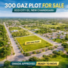 300 gaz ready to move GMADA approved residential plot for sale in Eco City 01 New Chandigarh near Chandigarh