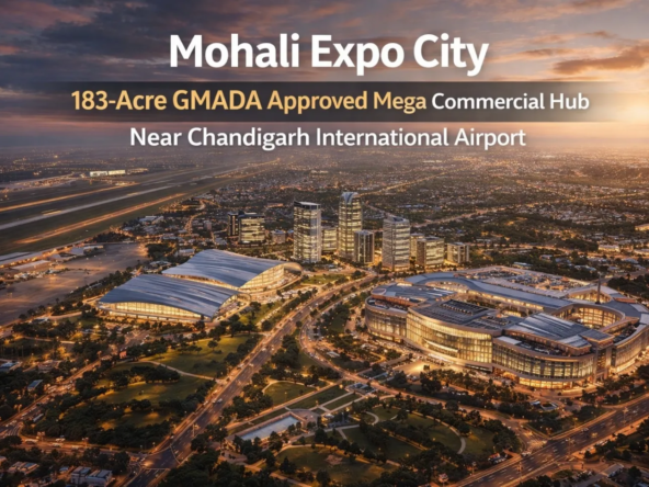 Mohali Expo City GMADA approved 183 acre mega commercial and exhibition hub near Chandigarh International Airport