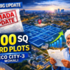 GMADA Eco City 3 update 1100 sq yard residential plots Mohali land pooling scheme