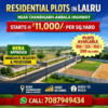 Affordable residential plots in Lalru near Chandigarh-Ambala Highway starting at ₹11000 per sq yard with immediate registry and possession