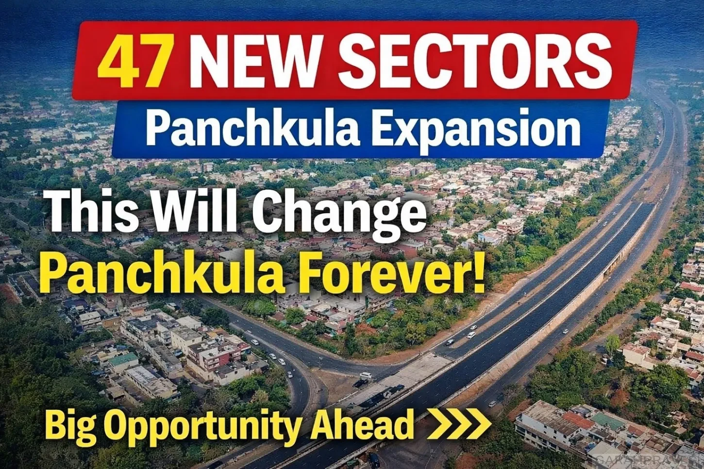 Panchkula expansion with 47 new sectors planned including residential and commercial development in Haryana
