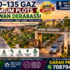 100-135 gaz premium residential plots in Miwan Derabassi with RERA approved gated society, wide roads, green parks, temple, CCTV security, and luxury lifestyle near Chandigarh