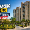 2+1BHK park-facing flat for sale in JLPL Galaxy Heights, PR7 Airport Road, Mohali – exterior view of the gated residential community | Garah Pravesh